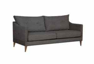 Paris 3 istuttava sohva tummanruskea