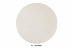 VM Carpet Hattara 30 valkoinen pyöreä