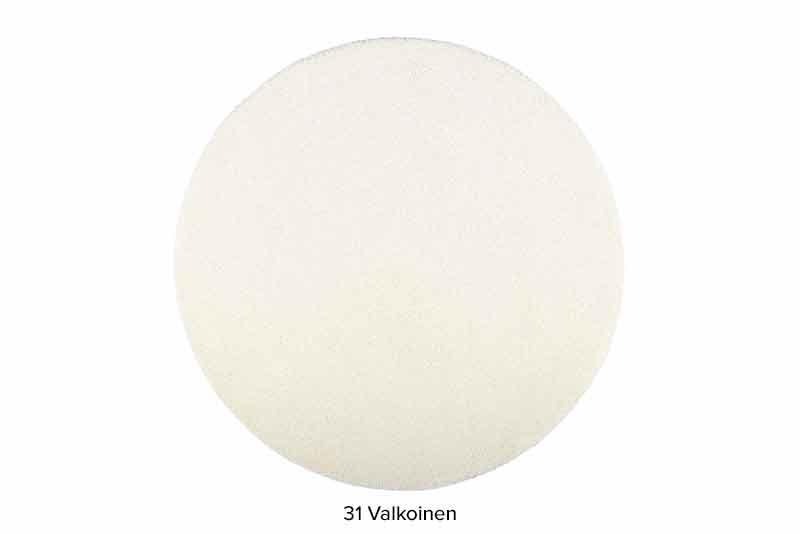 VM Carpet Silkkitie 31 valkoinen pyöreä