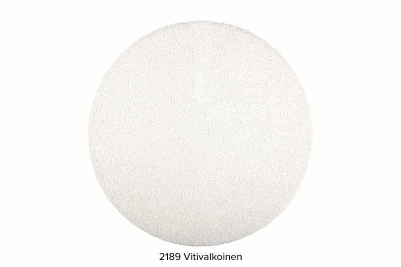 VM Carpet Tessa 2189 vitivalkoinen pyöreä