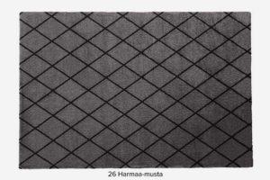 VM Carpet Salmiakki harmaa-musta