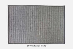 VM Carpet Honka 81/79 Valko-musta