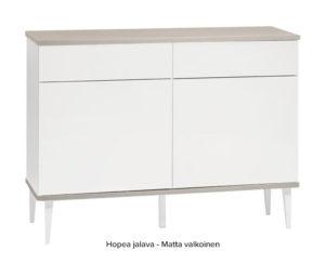 Taiga 7.12 taso 134cm hopea jalava-matta valkoinen