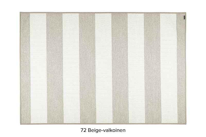VM Carpet Viiva 72 beige-valkoinen