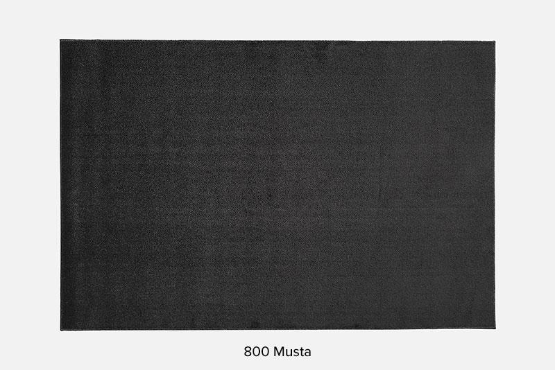 VM Carpet Satine 800 musta