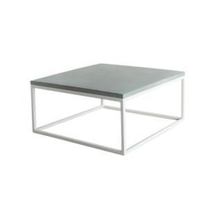 60° North Design sohvapöytä 72° valkoisen ja betonin värisenä. Furmus.fi
