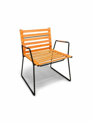 Ox Denmarq Strap Lounge tuoli hazelnut