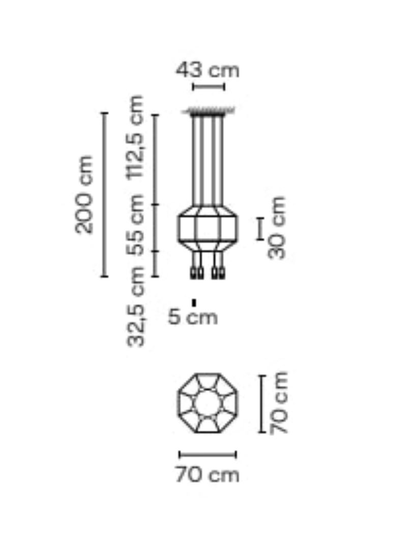 Vibia Wireflow 0302 mitat