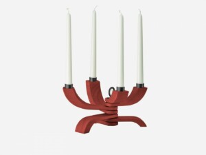 Design House Stockholm Nordic Light kynttilänjalka Furmukselta