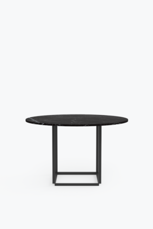 New Works Florence ruokapoyta black marquina marble black frame