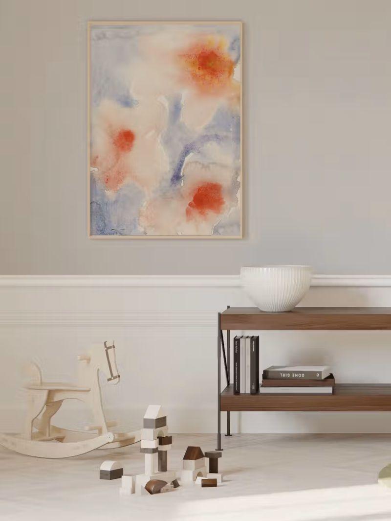 Paper Collcetive Three Flowers maalaus miljoo