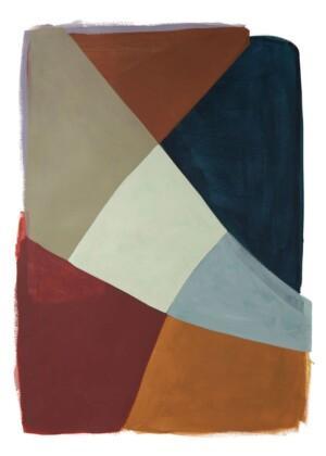 Paper Collective Painted Shapes 03 maalaus miljoo