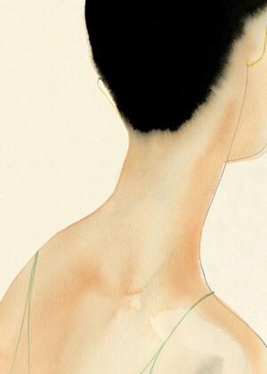 Paper Collective The Green Camisole taidejuliste