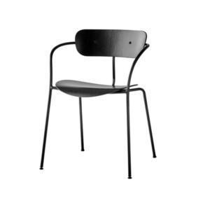 aTradition Pavilion AV2 kasinojallinen tuoli black lackuered oak